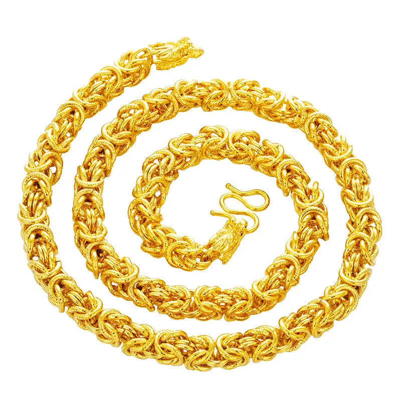 Dragon Head Gold Plated Necklace